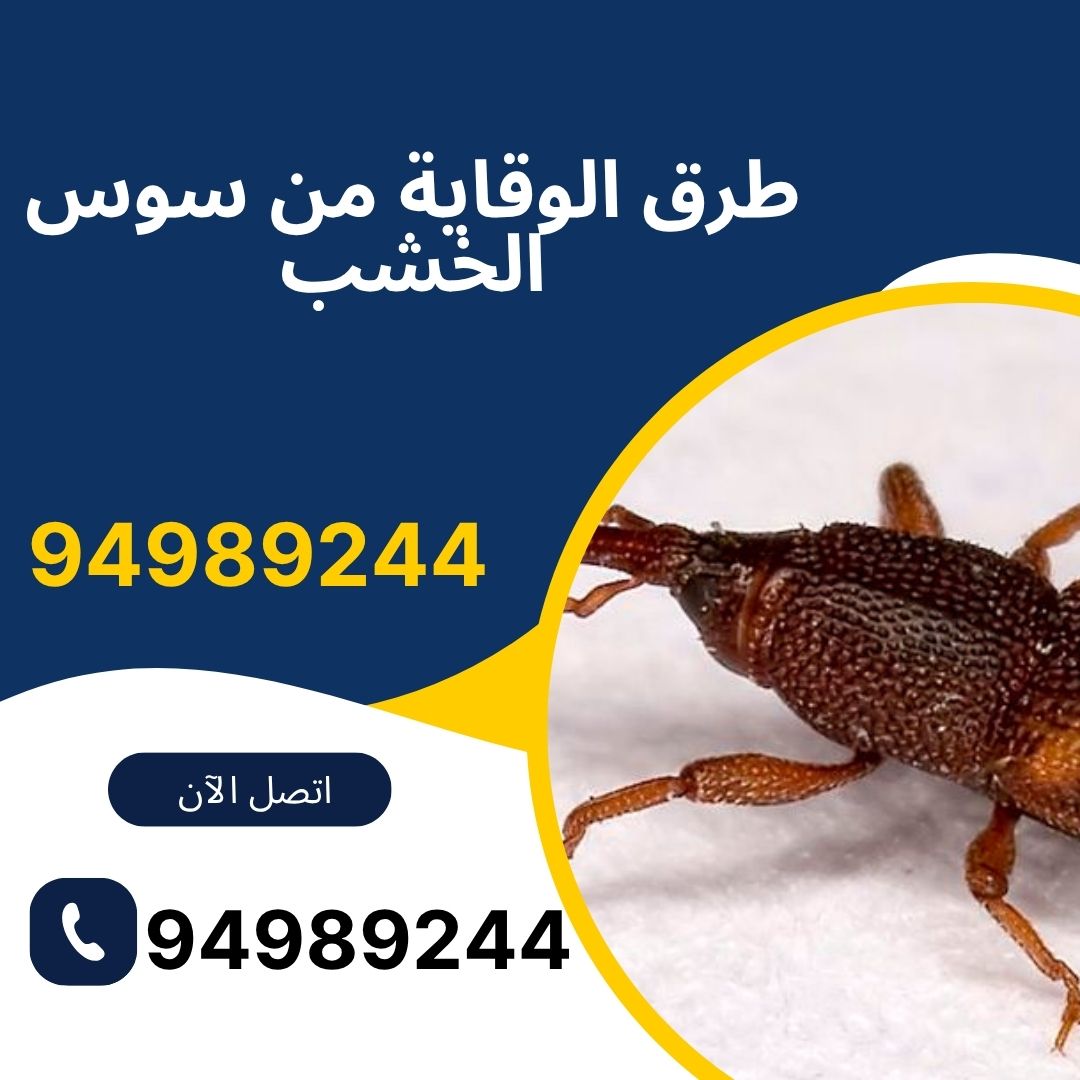 طرق الوقاية من سوس الخشب